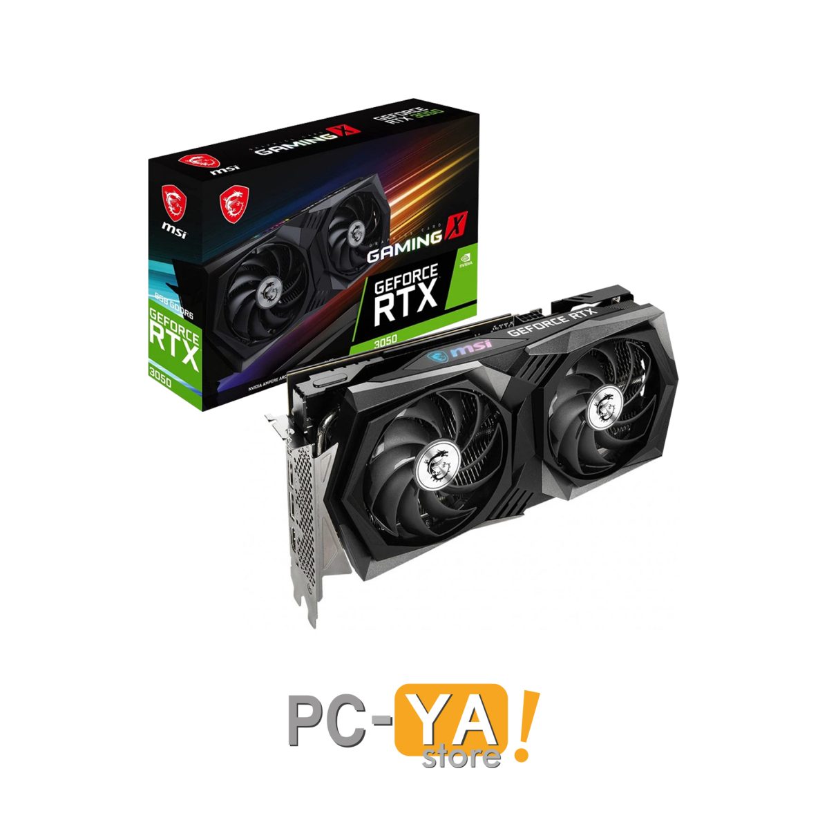 TARJETA DE VIDEO MSI GEFORCE NVIDIA RTX 3050 GAMING X 8GB GDDR6 PCI Express Gen 4 0 X8 128 Bits