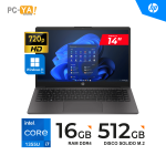 LAPTOP HP 240 G10 I7-1355U 16GB 512GB SSD 14 HD WINDOWS 11 PRO  EMPRESARIAL