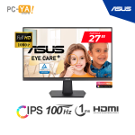 MONITOR ASUS 27" PANEL IPS VA27EHF FHD 1920x1080 Eye Care Rheinland-certified HDMI 1MS 100HZ (VA27EHF)