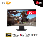 MONITOR LG VA 27 QHD(2560 x 1440) HDR 10 Curvatura 1000R 1ms 180 Hz  (2)HDMI (1)DP  FreeSync 27GS60QC-B