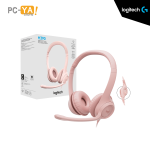 AUDIFONO C/MICROFONO LOGITECH H390 USB NOISE CANCELLING ROSE
