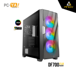 CASE ANTEC DF700 FLUX  ATX   ARGB FANx5  VIDRIO TEMPLADO DESLIZANTE  S/N FUENTE    BLACK