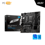 PLACA MSI PRO B760M-P DDR4 Chipset Intel B760 LGA1700 4DDR4 Sopor.128GB HDMI DP VGA Micro ATX.