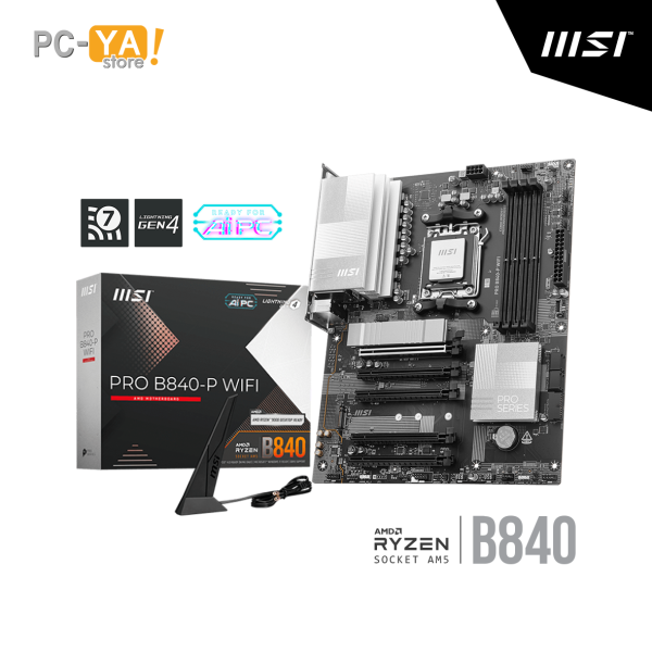 PLACA MSI PRO B840-P WIFI Socket AM5 AMD B840 4DDR5 Soport.256 GB HDMI ATX