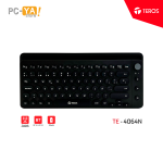 TECLADO INALAMBRICO TEROS TE-4064N 2.4 GHz bluetooth 3.0 / 5.2, 80 teclas negro