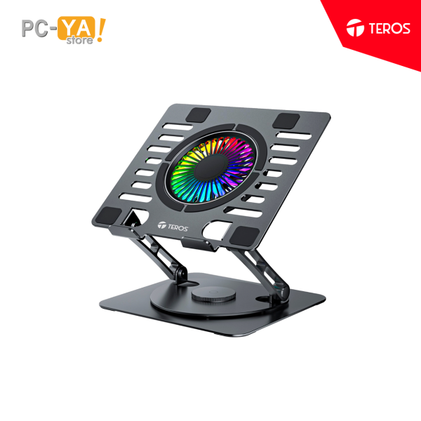 Cooler TEROS TE-7132N, compatible con notebooks de hasta 15.6", 1 fan de 11 cm