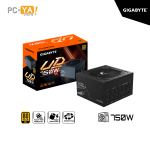 FUENTE PODER GIGABYTE GP-UD750GM 750W 80 Plus Gold  FULL MODULAR 100 - 240VAC ATX NEGRO