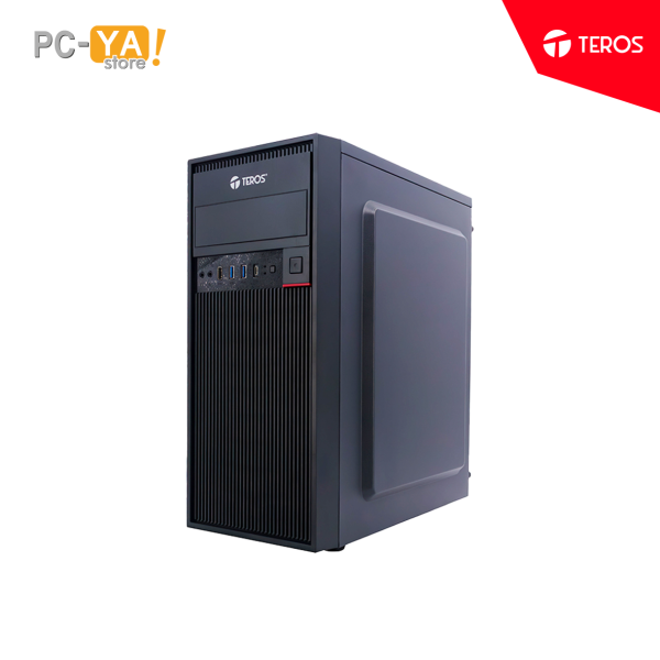 CASE GAMER TEROS TE-1319G Mid Tower 450W USB 3.0 / 2.0 audio, negro