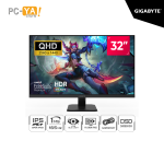 MONITOR GAMING GIGABYTE 32" QHD IPS 2K 2560x1440 165Hz 1ms HDMI DP