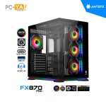 CASE ANTRYX FX 870 PRO INFINITY V/TEMPLADO ARGB FAN X4 USB TIPO-C NEGRO