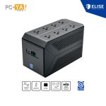 UPS ELISE  Interactivo Serie PBOX, 850VA / 480W 8 tomas