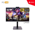 MONITOR CORP.TEROS TE-2416CS 23.8" QHD IPS 100Hz 1ms HDMI DP PARLANTES AUDIO OUT CÁMARA