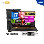 LAPTOP ASUS F16 FX608JMI 16" WUXGA 144Hz  Intel Core i7-14650HX 16GB DDR5   512GB SSD  RTX 5060 8GB Color Jaeger Gray  NO INCLUYE SISTEMA OPERATIVO
