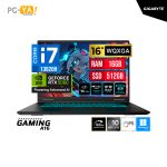 LAPTOP  GIGABYTE RPL-H I7-13620H  QHD 165Hz WQXGA  16GB DDR5  512GB Gen4 RTX 5060 8GB BLACK WINDOWS 11 HOME