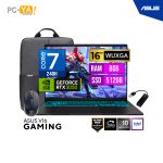 LAPTOP GAMER ASUS V16 V3607VJ-TK285 16" WUXGA 144Hz INTEL CORE 7-240H 5.2 GHz 8GB DDR5  SSD 512GB  RTX 3050 6GB  NO INCLUYE SISTEMA OPERATIVO
